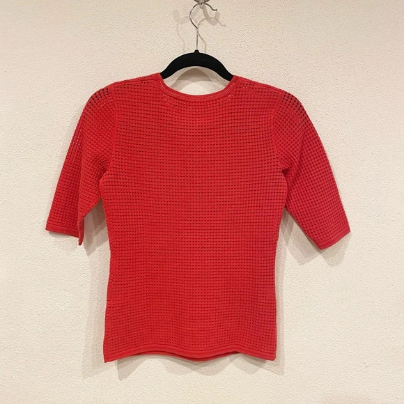 Yigal Azrouel Perforated Sweater Size Small EUC - Picture 5 of 5